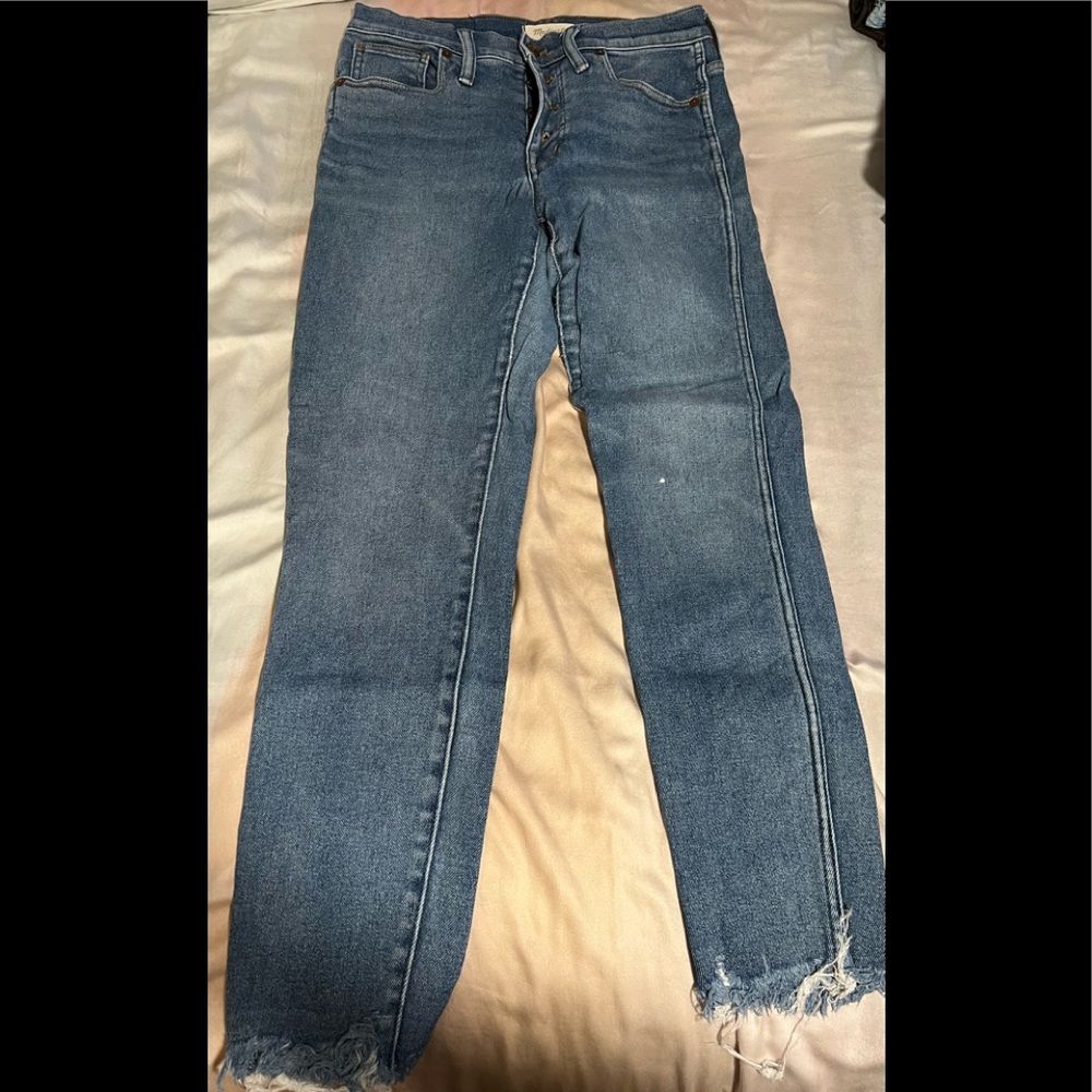 madewell 10” high rise skinny